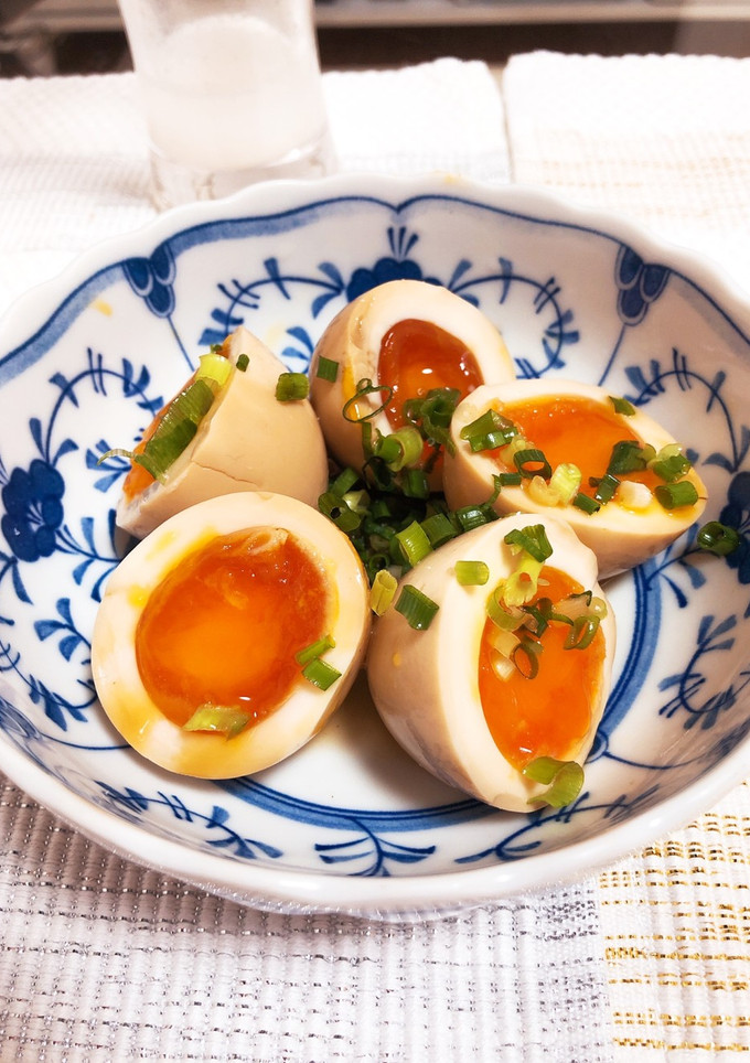 余り物で半熟煮卵☆とっても簡単！-レシピのメイン写真