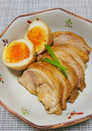 焼き鶏もも肉の柔らかチャーシュー☆-レシピのメイン写真