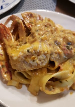 わたりガニのトマトクリームパスタ-レシピのメイン写真
