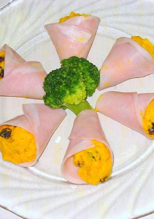 かぼちゃチーズの絶品ハム巻きオードブル♡-レシピのメイン写真