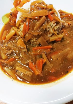 ラディッシュ&サバカレー！-レシピのメイン写真