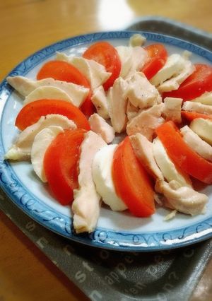 クィーンクック☆鶏ハムカプレーゼ-レシピのメイン写真