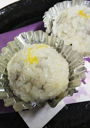 圧力鍋で簡単！道明寺粉を使って～柚餅☆-レシピのメイン写真