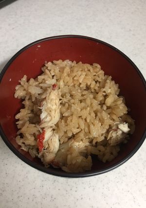カニ炊き込みご飯-レシピのメイン写真