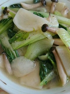 かぶとチンゲン菜の中華あんかけ炒め-レシピのメイン写真