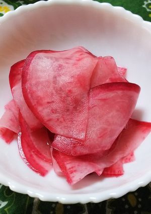 赤かぶの甘酢漬♪花椒風味。-レシピのメイン写真