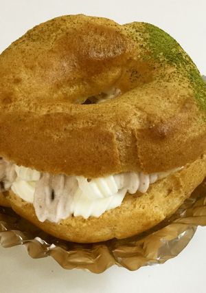 きな粉？とあずきのシュークリーム-レシピのメイン写真