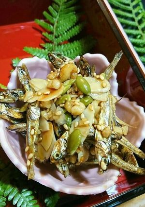 おせち⏹️レンジで簡単たつくり(木の実)-レシピのメイン写真