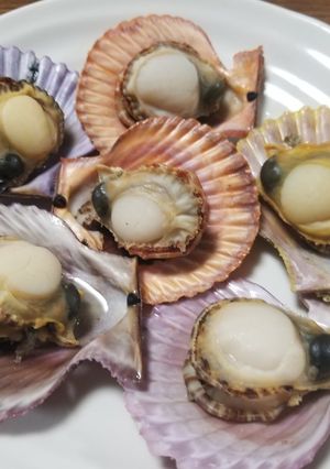 ひおうぎ貝の焼き-レシピのメイン写真