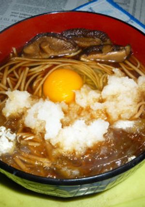 2018年年越し~月見みぞれそば-レシピのメイン写真