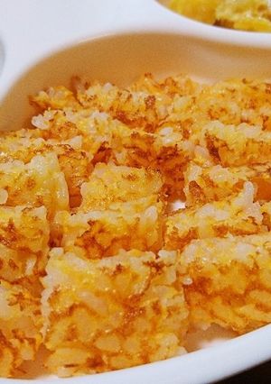 離乳食後期手づかみ食♪オムライス風♪-レシピのメイン写真