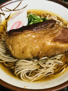 ソーキ風蕎麦●角煮&戸隠蕎麦で-レシピのメイン写真