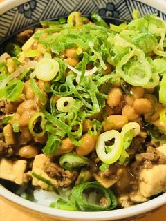 納豆麻婆豆腐丼-レシピのメイン写真