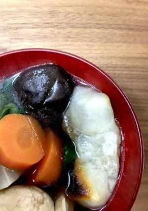 関東風お雑煮 (鰹だし&醤油ベース)-レシピのメイン写真
