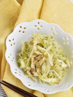 キャベツと生姜のうま塩サラダ【作り置き】-レシピのメイン写真