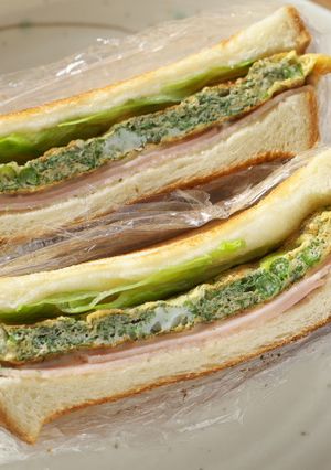 簡単 フェンネル卵焼きサンドイッチ-レシピのメイン写真