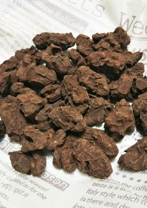 やめられない！クルミのチョコがけ♪-レシピのメイン写真