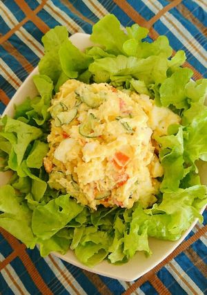 野菜は同時に⭐レンチン簡単♪ポテトサラダ-レシピのメイン写真