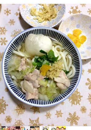 しょうがでホカホカ☆力もちうどん-レシピのメイン写真