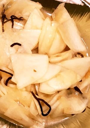 大根と梅肉のあえもの-レシピのメイン写真