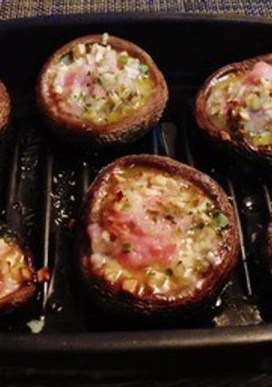 どんこ椎茸のガーリックバター焼き♪~♪-レシピのメイン写真