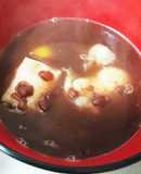 ゆで小豆缶で こんがり焼いて☆ぜんざい