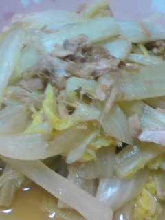 ツナと白菜の梅煮-レシピのメイン写真