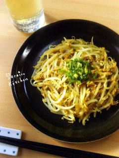 簡単・満腹♪もやしとツナの和風カレー炒め-レシピのメイン写真