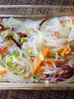 ぷるぷるヘルシーしらたきの中華サラダ♪-レシピのメイン写真