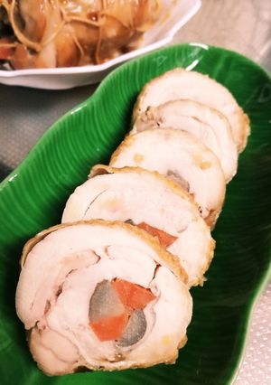 鶏もも肉の八幡巻き-レシピのメイン写真