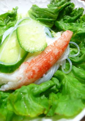 包みレタスサラダ-レシピのメイン写真