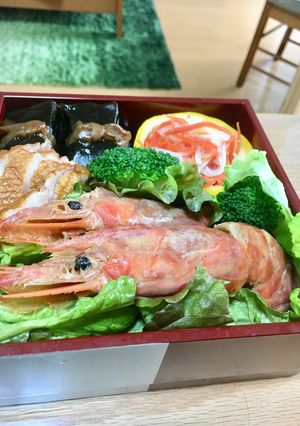 赤エビの甘辛煮おせち-レシピのメイン写真