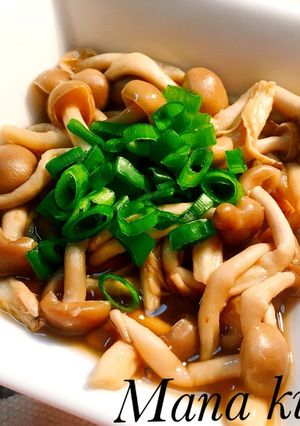 【簡単】レンジで生姜香るしめじの和え物♡-レシピのメイン写真
