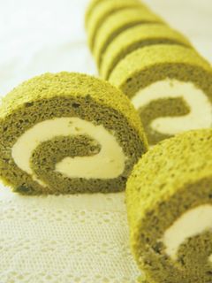 抹茶のロールケーキ-レシピのメイン写真
