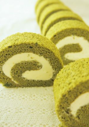 抹茶のロールケーキ-レシピのメイン写真