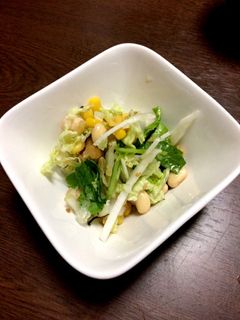 白菜を生で☆和風サラダ-レシピのメイン写真