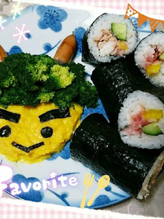 小麦・卵不使用☆恵方巻プレート-レシピのメイン写真