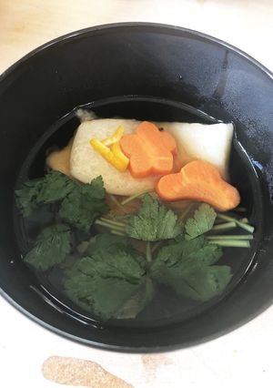 お餅が美味しいお雑煮-レシピのメイン写真