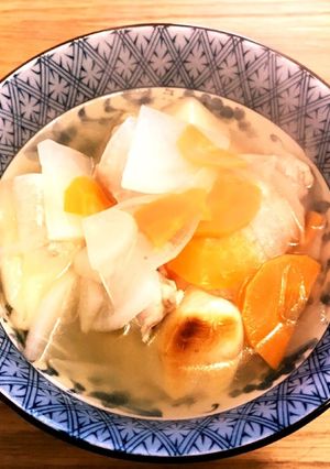 出汁と食べる絶品お雑煮!-レシピのメイン写真