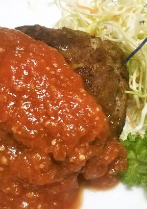れんこんとおからのハンバーグ-レシピのメイン写真