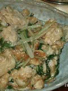 鳥団子と水菜のあんかけ風-レシピのメイン写真