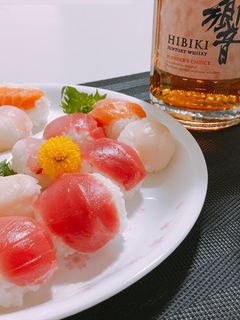 【30秒】ラップ1枚で簡単手毬寿司-レシピのメイン写真