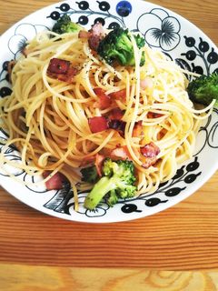 ブロッコリーとベーコンの和風パスタ-レシピのメイン写真