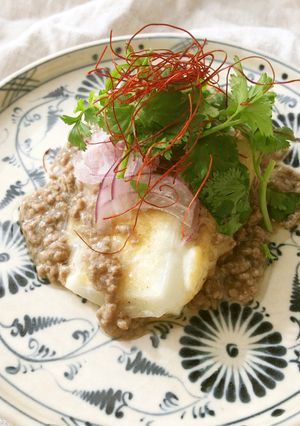 お餅の簡単アレンジ！アジアン餡かけ揚げ餅-レシピのメイン写真
