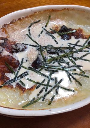 お餅と明太子の和風グラタン-レシピのメイン写真