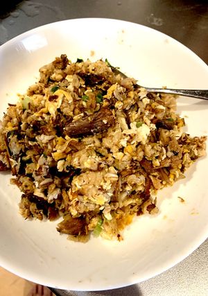 オートミールでカロリーオフ炒飯-レシピのメイン写真