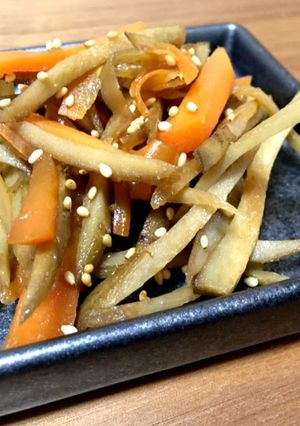 金平ごぼう (糖質オフレシピ)-レシピのメイン写真