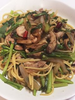 バルサミコ酢で和風パスタ-レシピのメイン写真