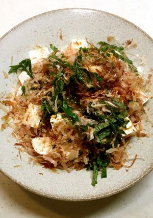 クリームチーズの大葉＆鰹節の和え物-レシピのメイン写真