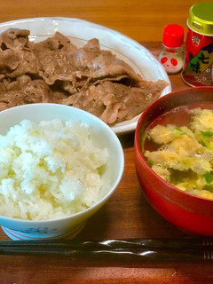シンプルイズベスト牛皿ご飯-レシピのメイン写真